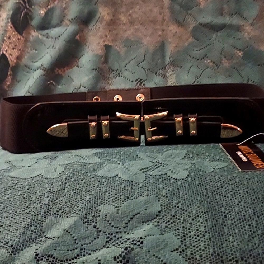 Marc Bouwer Black & Gold Belt